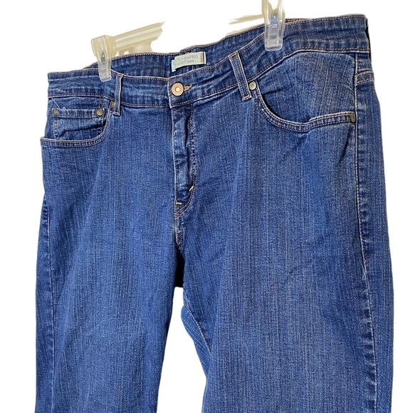 Levis women’s plus size 24 long perfectly shaping 512 high rise boot cut jeans - Picture 2 of 7